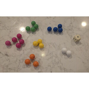 Aggravation Board Game Milton Bradley 1989 Edition Vintage Marbles and Dice